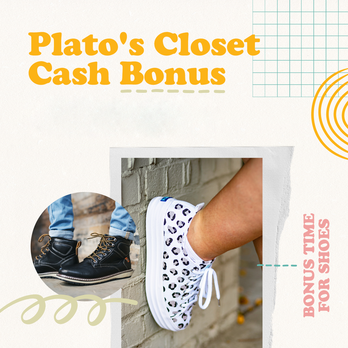 Plato's Closet Cash Bonus - Bonus Time for Shoes